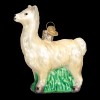 OLD WORLD CHRISTMAS LLAMA GLASS CHRISTMAS ORNAMENT 12284