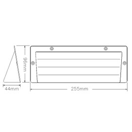 9x3 Airbrick Cover Ducting Cowl - White Exclusive to i-sells Made by Rytons