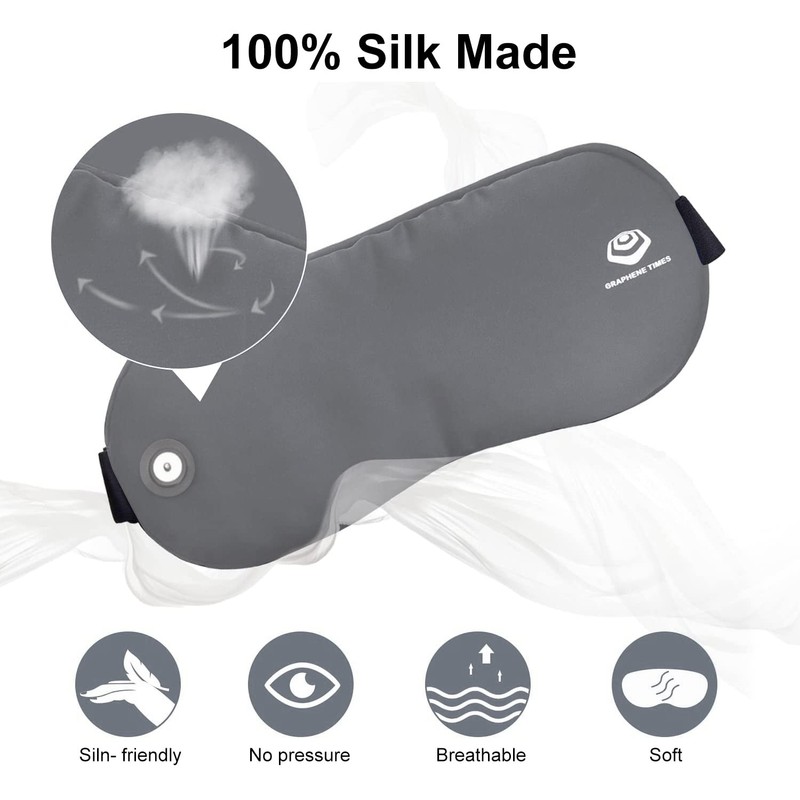 GRAPHENE TIMES Warming Eye Mask 3 Temperature Control Warm Therapeutic