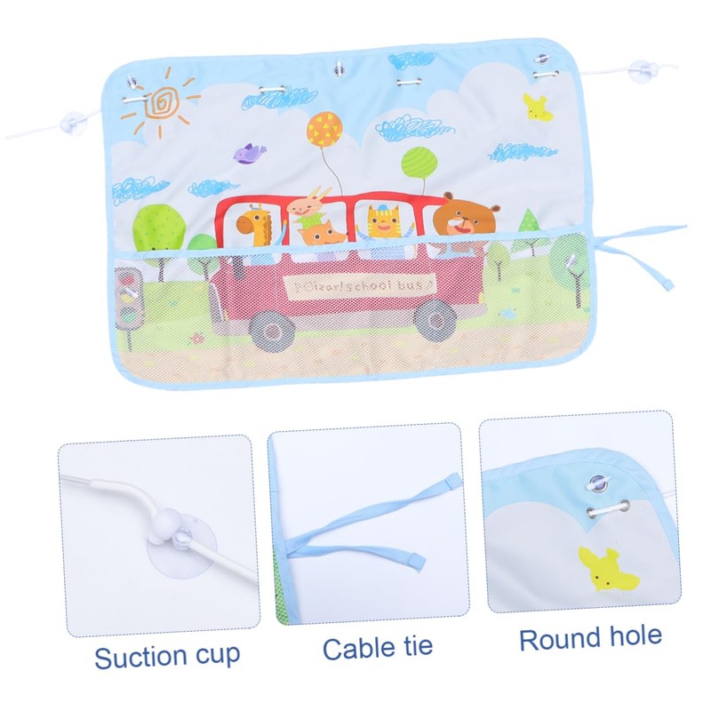 iplusmile Cartoon School Bus Car Window Sunshade Car Sunscreen for