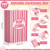 Xinnun 200 Pcs Paper Popcorn Boxes 1 oz Close Top