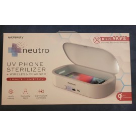 Merkury Innovations Neutro UV Phone Sterilizer + Wireless Charger