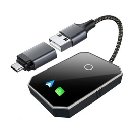 LONHEO Carplay Wireless Adapter, Wireless CarPlay und Android Auto 2 in 1 Adapter, Wireless CarPlay Adapter iOS und Android, Plug & Play