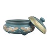 Incense Burner Ceramic Colour Enamel Exquisite Pattern Retro Incense Cone