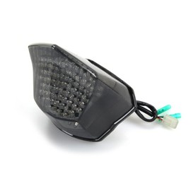Integrated Sequential LED Tail Lights Smoke Lens for 2009-2017 Yamaha FZ6R