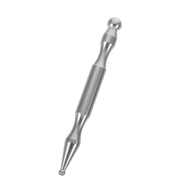 FRCOLOR Stainless Steel Deep Tissue Massage Wand Manual Acupressure Tool for Muscle Relief and Trigger Point Therapy Silver for Athletes and Home Use