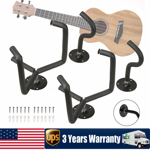 TBvechi Horizontal Guitar Wall Mount Hanger Stand Holder Hook wall