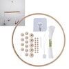 DIY Wind Chimes Kit Round Wood Beads Crafts Ornaments Hand
