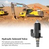 Hydraulic Pump Solenoid Valve Alloy Steel High Hardness Efficient Excavator