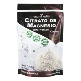 Citrato De Magnesio Más Potasio (150 G) Naturalhealth Sabor Ponche de frutas