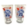 Pabst Blue Ribbon PBR Pint Glass - Set of 4