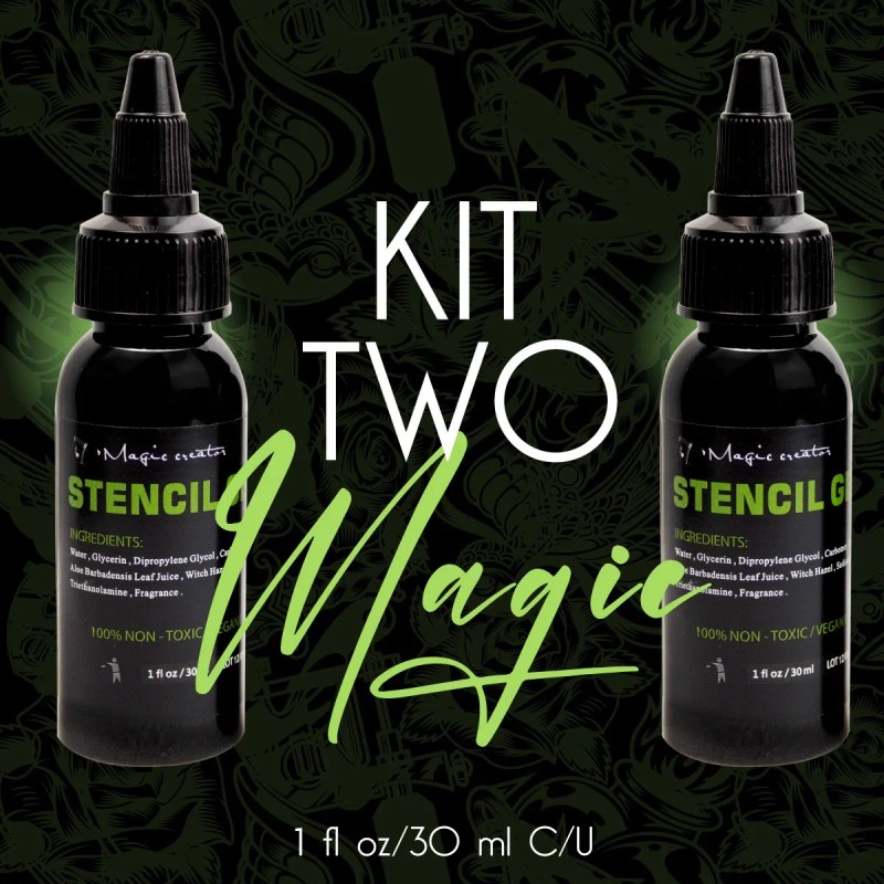 Pega Stencil Gel Hectográfico Para Tatuaje 60 Ml