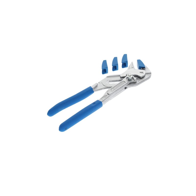 GEDORE Pliers wrench set with protective jaws, Clamping width to