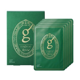 Itoguchi Midori Mayu Moist Stretch Mask, 1.0 fl oz (30 ml), All-in-One Bio Cellulose Sheet Mask, New Technology, High Silk Formulation, Special Care for Important Days (5 Pieces)
