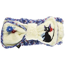 Marushin 1005037700 Ghibli Kiki's Delivery Service, Jiji, Approx. 8.3 x 3.9 inches (21 x 10 cm), Margaret Full Bloom, 100% Cotton