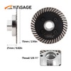 YITISAGE 3 inch Tile Diamond Saw Blade Turbo Segment Carving
