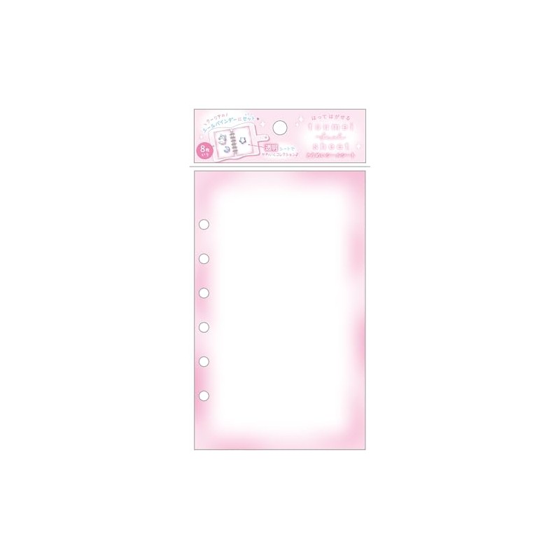 Coolia Sticker Sheet Transparent Sticker Sheet Pink 01067