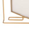 Y5578 Gold Metal Rotating Photo Frame Double Sided Rotating Floating