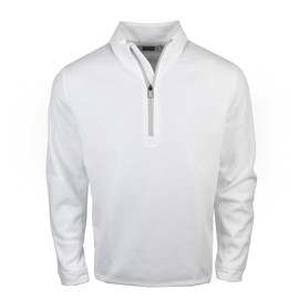 Callaway Golf Eco Hex Textured Midweight 1/4 Zip Bright White XXL