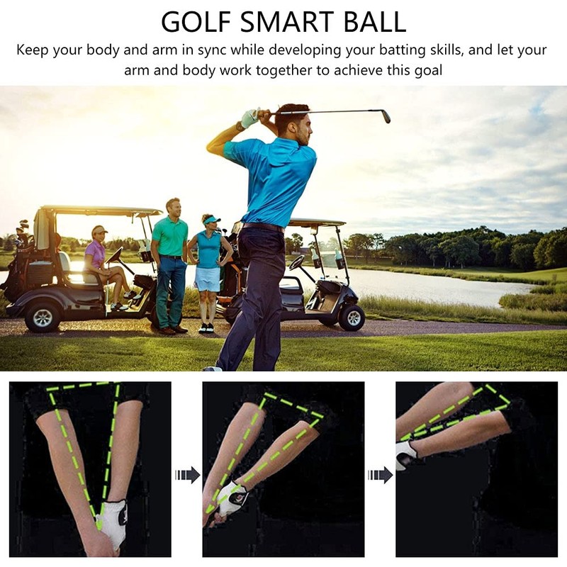 Golf Swing Training Aid Ball,Inflatable Tour Striker Ball Aid Beginner