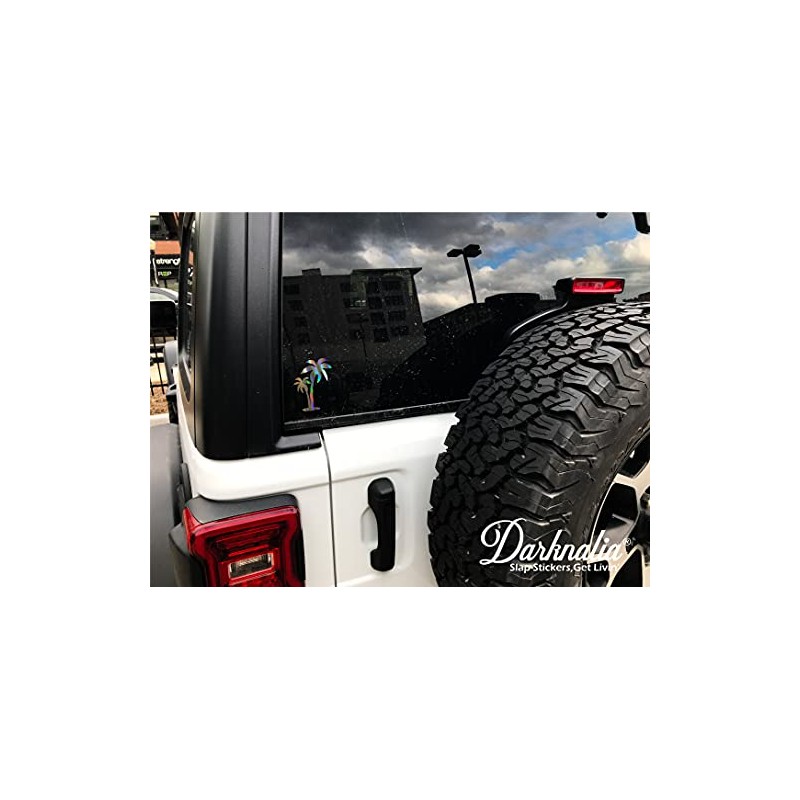 Darknalia | Palm Tree Beach Vibes Car Window Decal Sticker