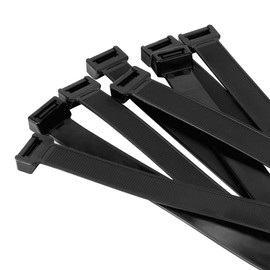 Armpow 40 inch White Zip Ties Heavy Duty 15 PCS, 440 LBS Ultra Exclusive Strong Plastic Wire Ties, Large Cable Ties Extra Long Tie Wraps, Indoor and Outdoor UV Resistant