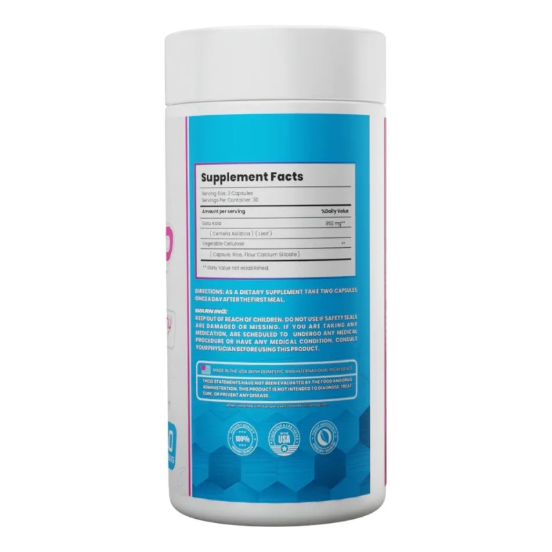 Lipoblue Lipozero Celulitis Gotu Kola Caps Sfn Sabor
