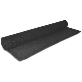 Gun Storage Solutions Shelf Liner for Gun Cabinet and Gun Safe - Compatible Rifle Rods, Black Shelf Liner Made from Nylon Loop Fabric for Durability, Gun Rack, Organize Your Safe, (19" x 15")