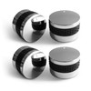 Unicook Grill Control Knob 4 Pack, Gas Burner Replacement, Chrome