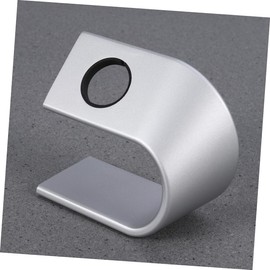 DOITOOL U Shaped Watch Charging Dock Station Sturdy Portable Watch Stand Holder Silver Elegant Design Non-Slip Base No Assembly Required