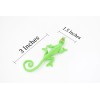 Safari Chameleon, Rubber Toy Lizard, Realistic Figure, Model, Replica, Kids