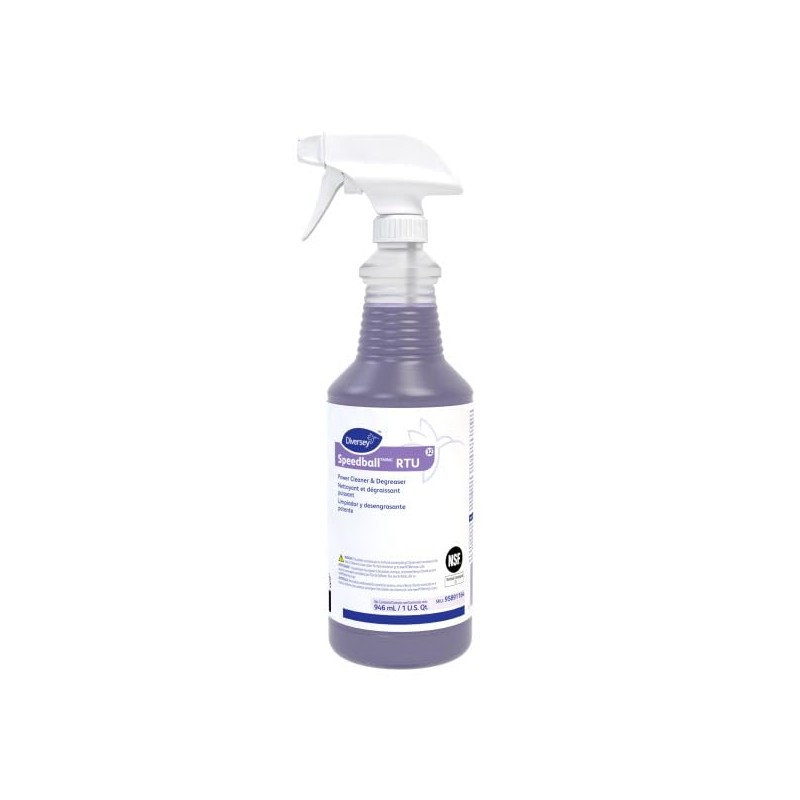 Diversey 95891164 Speedball 2000 Heavy-Duty Cleaner, Citrus, Liquid, 1qt. Spray
