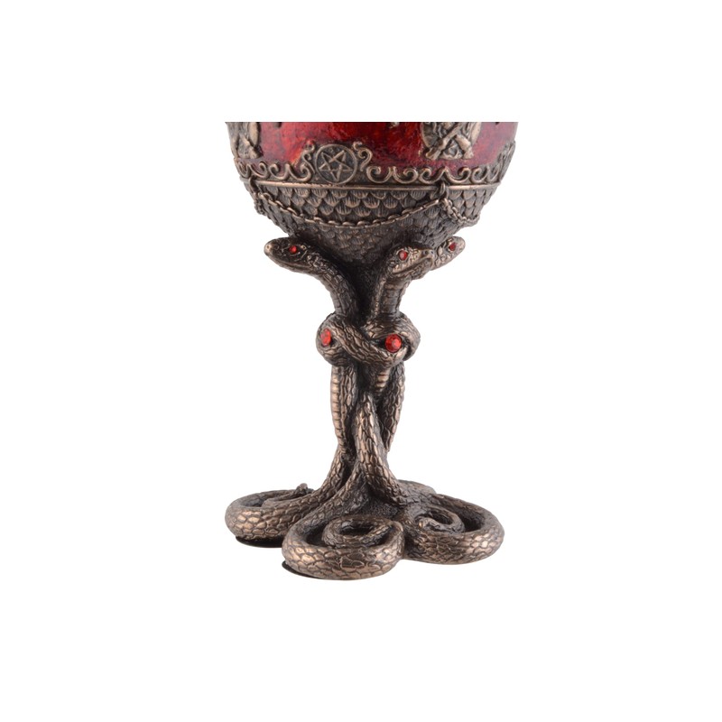 VOGLER Joh. Vogler GmbH Baphomet Chalice with Snake Handle Bronzed