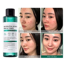 Some By Mi Tonico Facial Aha Bha Pha 30 Days Miracle 150 ML ste tnico te ayudar a conseguir una piel ms suave y radiante exfoliante facial con acido  