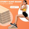 Portable Slant Board for Calf Stretching, Adjustable Wooden Calf Stretcher