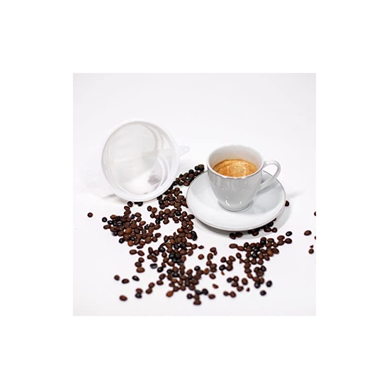 Fackelmann 1 x Permanent Coffee Filter, Plastic, Polypropylene, White, 1