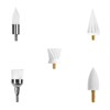 Dental Polisher Attachment, 5 Multifunctional Replacement Heads for Wbbrbbr Teeth