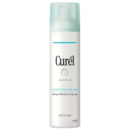 Curel Japanese Skin Care Deep Moisture Spray, Spray on Moisturizer for Dry Skin, Face Hydrating spray with Ceramides, 5 Oz