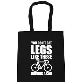Hippowarehouse You Don't Get Legs Like These Driving A Car Tote Shopping Gym Beach Bag 42cm x38cm, 10 litres