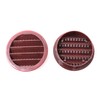 2.5" Round Plastic Louver Soffit Air Vent Reptile Screen Grille