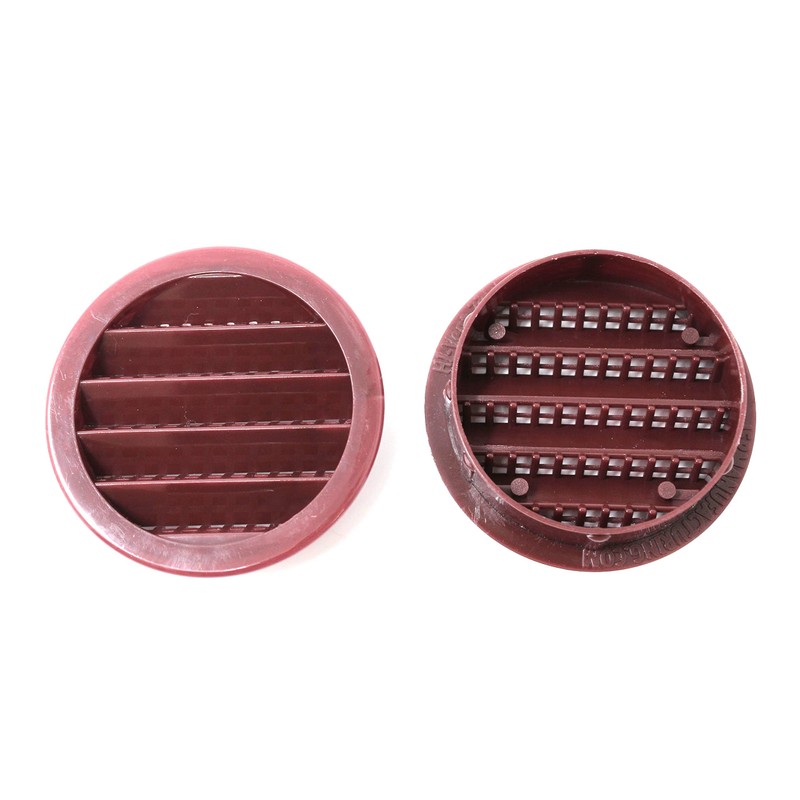 2.5" Round Plastic Louver Soffit Air Vent Reptile Screen Grille