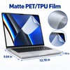 Anti-Blue Light MacBook Screen Protector – Matte Anti-Glare PET/TPU Film
