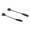 2pcs XLR3 to RJ45 Cable 3pin Plug and Play Female