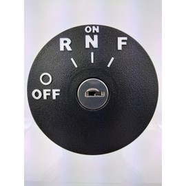 3G 3G Replacement Key Switch for EZGO RXV Golf Carts - Push Button Actuator - Manual Operation - Black