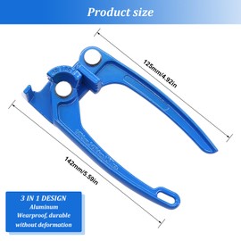 Tnisesm Mini 90 Degree Tubing Bender Tool Fits 1/8-Inch (3mm), 3/16-Inch (4mm), and 1/4-Inch (6mm) Diameter Tubing for Tight Spaces