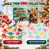 Dinosaur Christmas Countdown Calendar 2026, 24-Day Advent Calendar with 24
