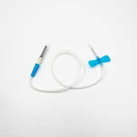 Veterinary Lab Butterfly Blood Collection Needles, Winged Set for Pets, Cats, Dogs 21G x 3/4" x 12" Tubing (Pack of 100)