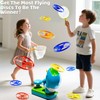 Flying Disc Launcher Outdoor Toys with 1 Whale Launcher, 24