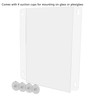 6 Pack Window Sign Holder 11" x 17" Clear Acrylic