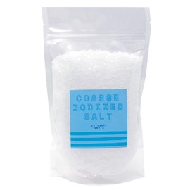 Iodized Salt for Grinder, Coarse Iodized Salt for Grinder Refill 16 Ounce Resealable Bag